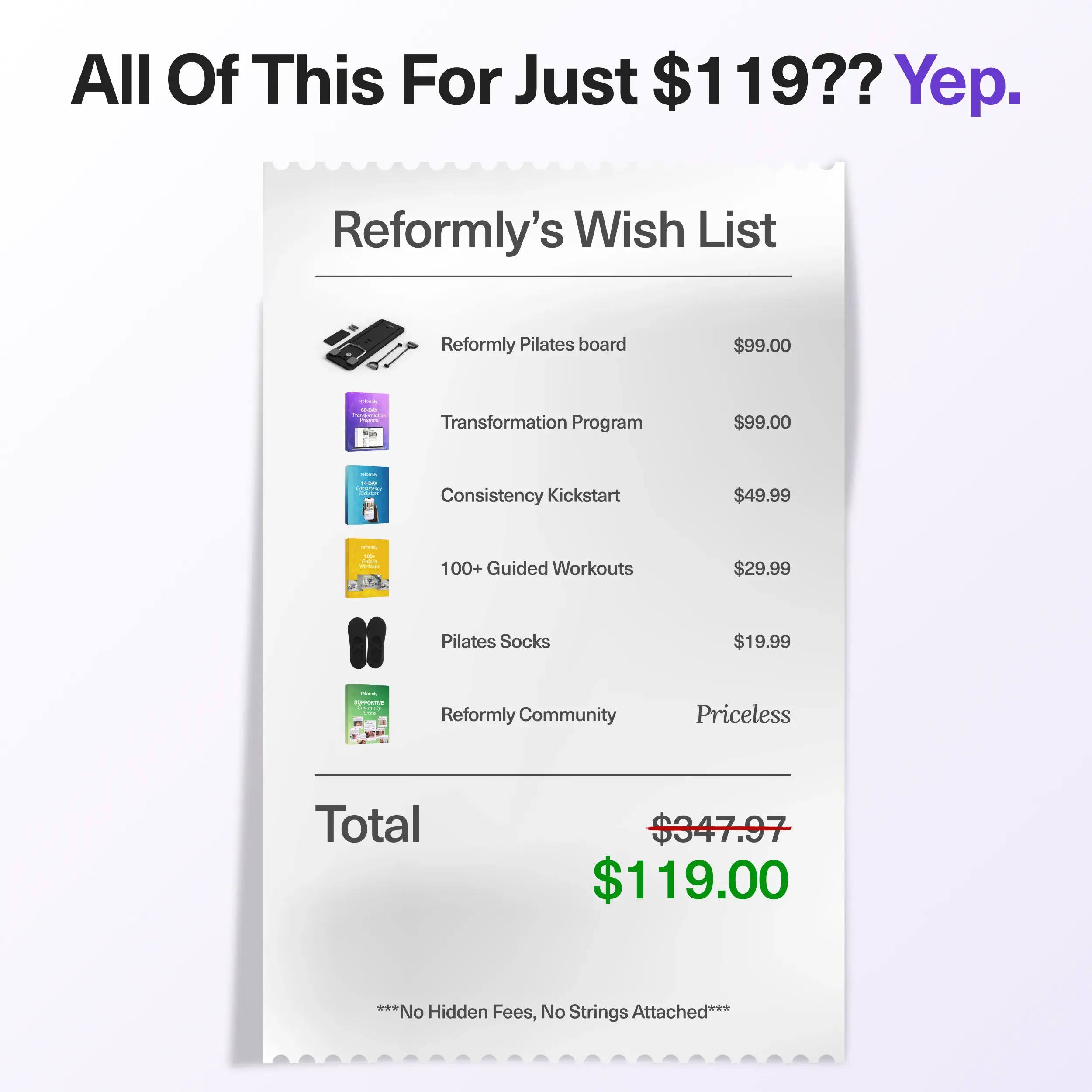 Reformly Pilates Board + 60-Day Transformation Program