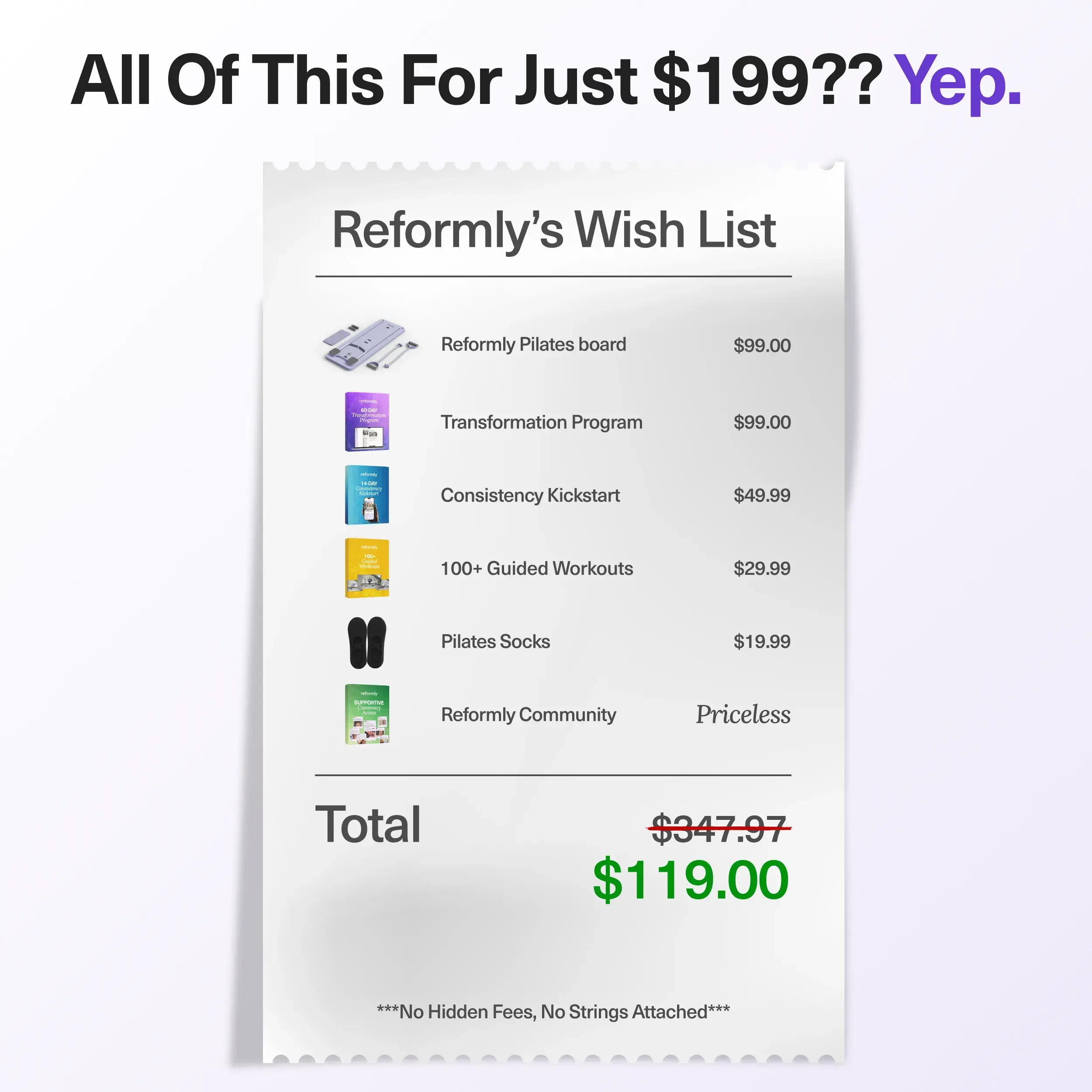 Reformly Pilates Board + 60-Day Transformation Program
